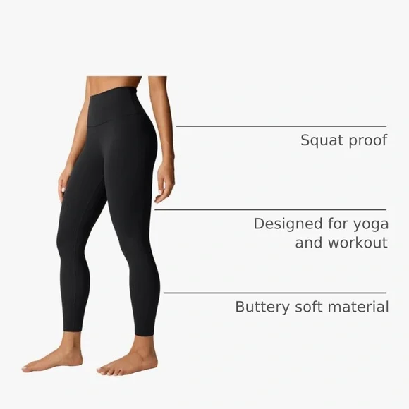 CRZ YOGA Butterlift black high waisted leggings buttery soft S - Picture 4 of 8